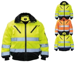 KX809S Korntex robuste 4-in-1 Hi-Vis Pilotenjacke Oslo
