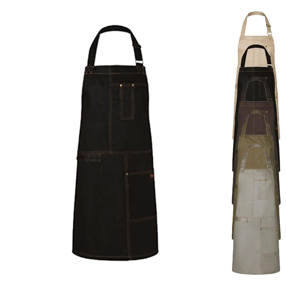 KY113 Karlowsky Latzschürze Urban Casual-Stil