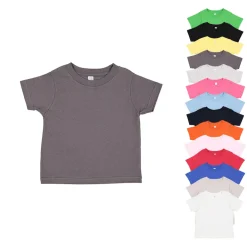 LA3321 Rabbit Skins Feines Jersey-T-Shirt für Kleinkinder