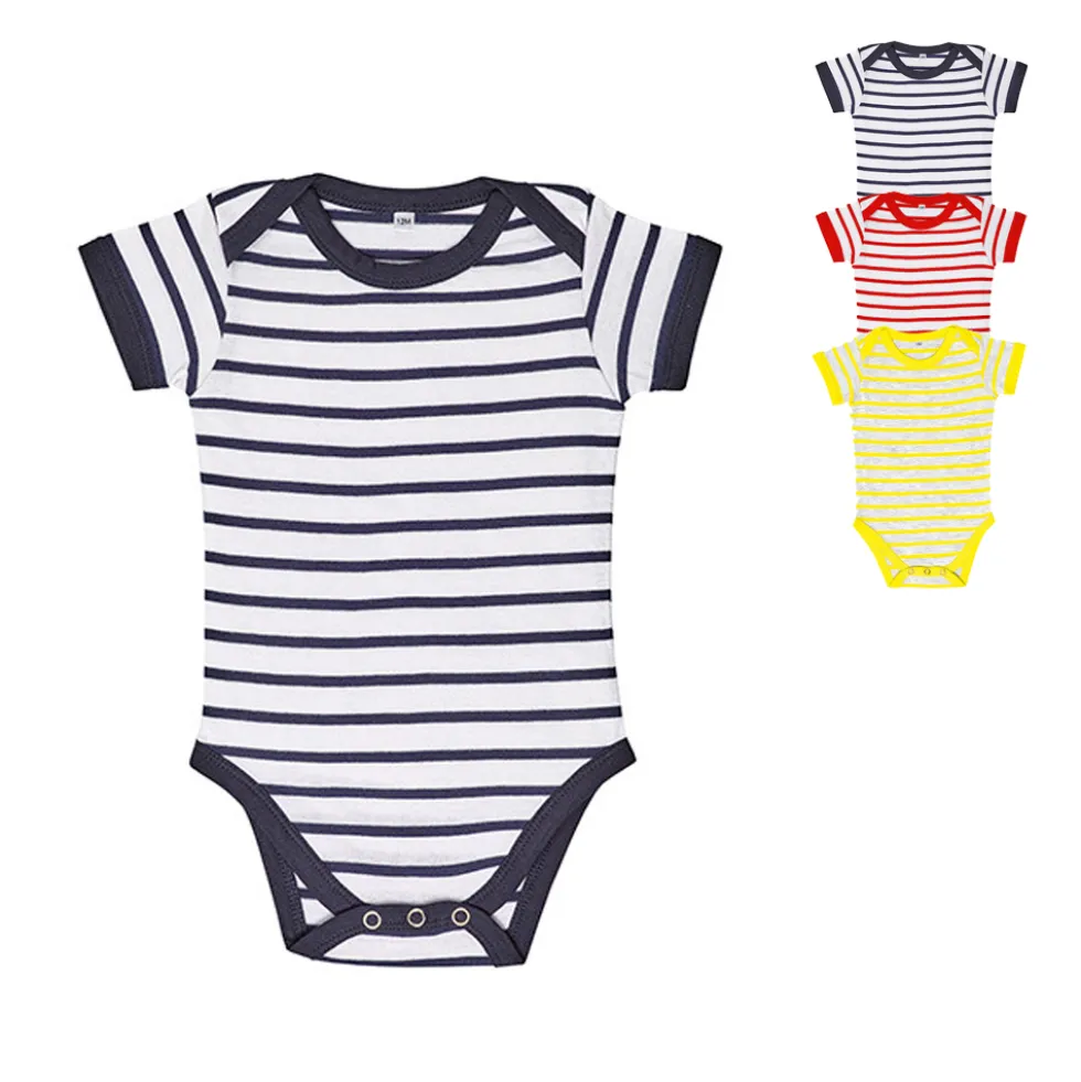 L01401 SOL´S Babybody Miles gestreift
