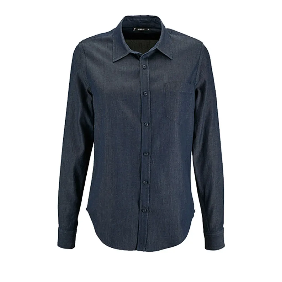 L02101 SOL´S Damen Denim t-Shirt Barry