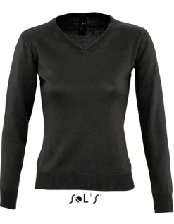 L411 SOL´S Damen Sweatshirt Pullover GalaxyV Ausschnitt