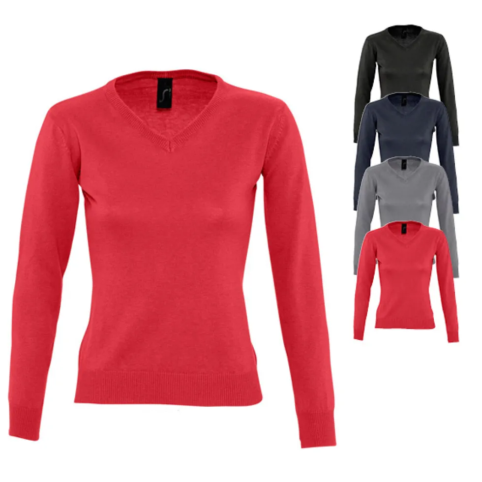 L411 SOL´S Damen Sweatshirt Pullover GalaxyV Ausschnitt
