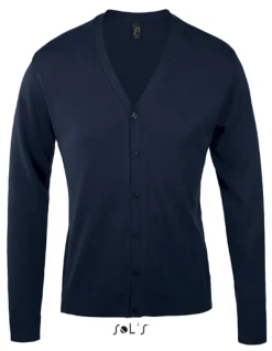 L418 SOL´S Golden Strickjacke mit V-Ausschnitt für Herren