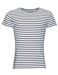 L01398 SOL´S Herren Rundhals T-Shirt Miles Gestreift