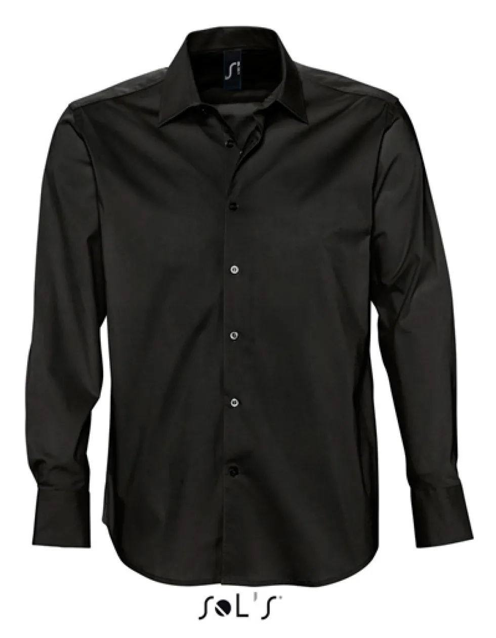 L633 SOL´S Herren Stretch-Langarmhemd Brighton