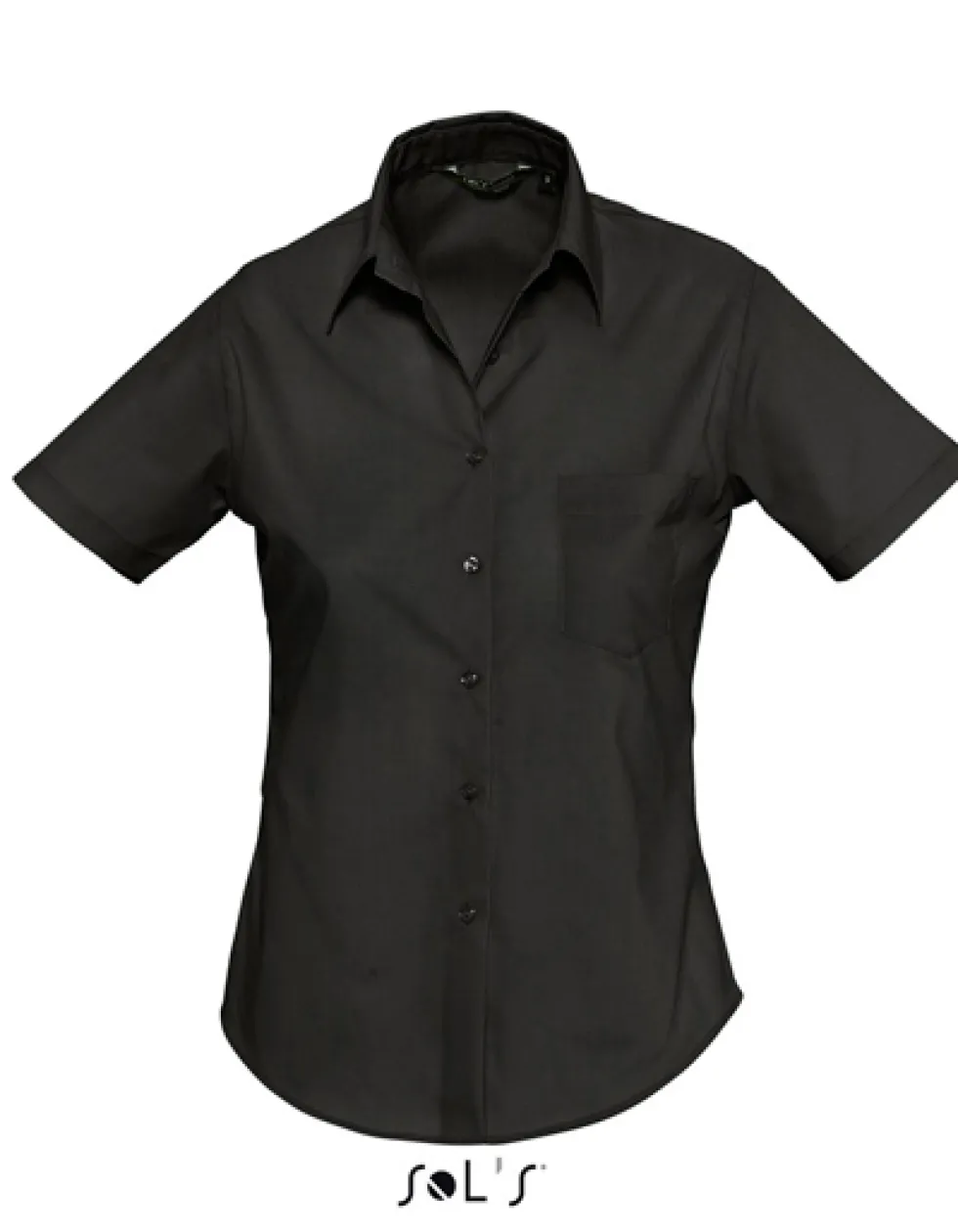 L620 SOL´S Popeline-Kurzarmbluse Bluse Escape