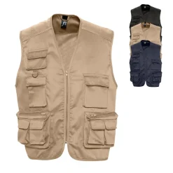 L836 SOL´S Reporter Jacke Wild Neun Taschen inklusive Handytasche