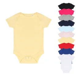 LW500 Larkwood Baby-Body Kurzarm