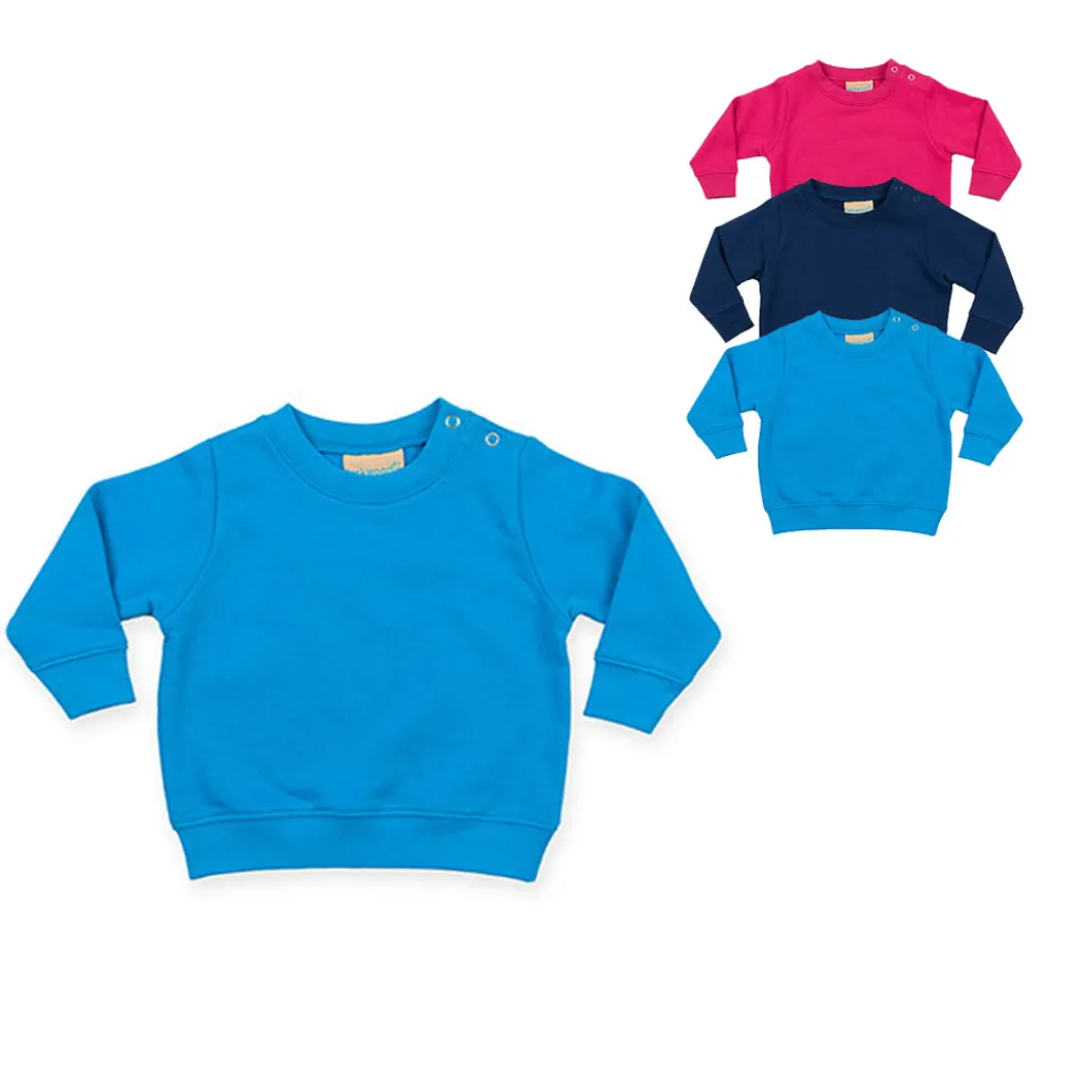 LW006 Larkwood Kinder Rundhals-Sweatshirt Langarm