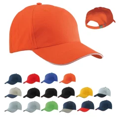 MB6526 myrtle beach Kappe 5 Panel Sandwich-Kappe  in zahlreichen Farbvarianten
