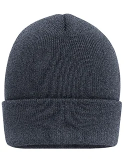 MB7139 Myrtle beach Klassische Strickmütze mit extra breitem Umschlag
