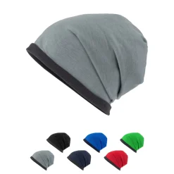 MB7131 Myrtle beach Lässige Mütze mit Fleece-Kontrastabschluss