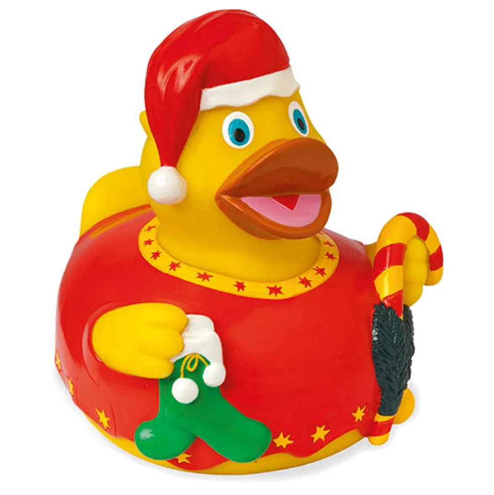 MBW131109 mbw Quietsche-Ente Weihnachten