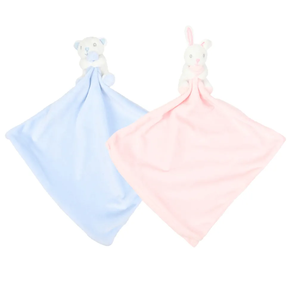 MM700 Mumbles Tierbaby-Tröster mit Rassel Schnuffeltuch Kuscheltier