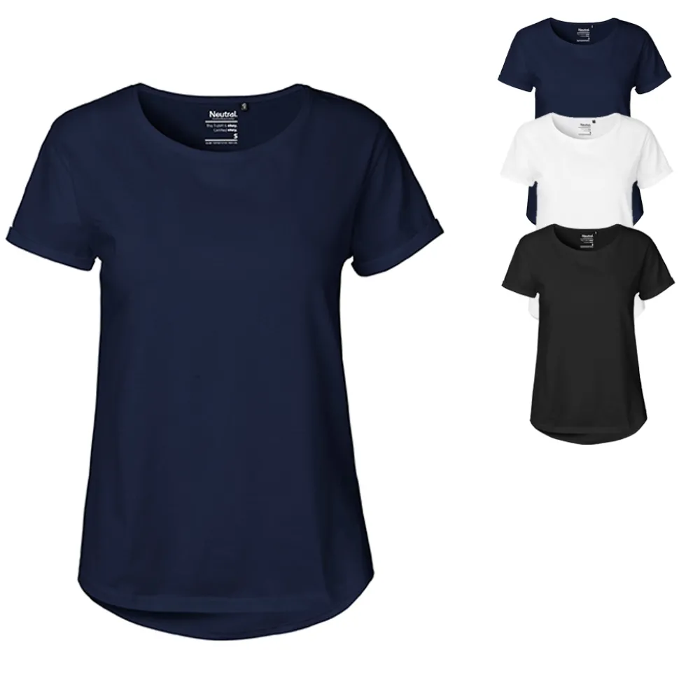 NE80012 Neutral Damen Rollärmel T-Shirt