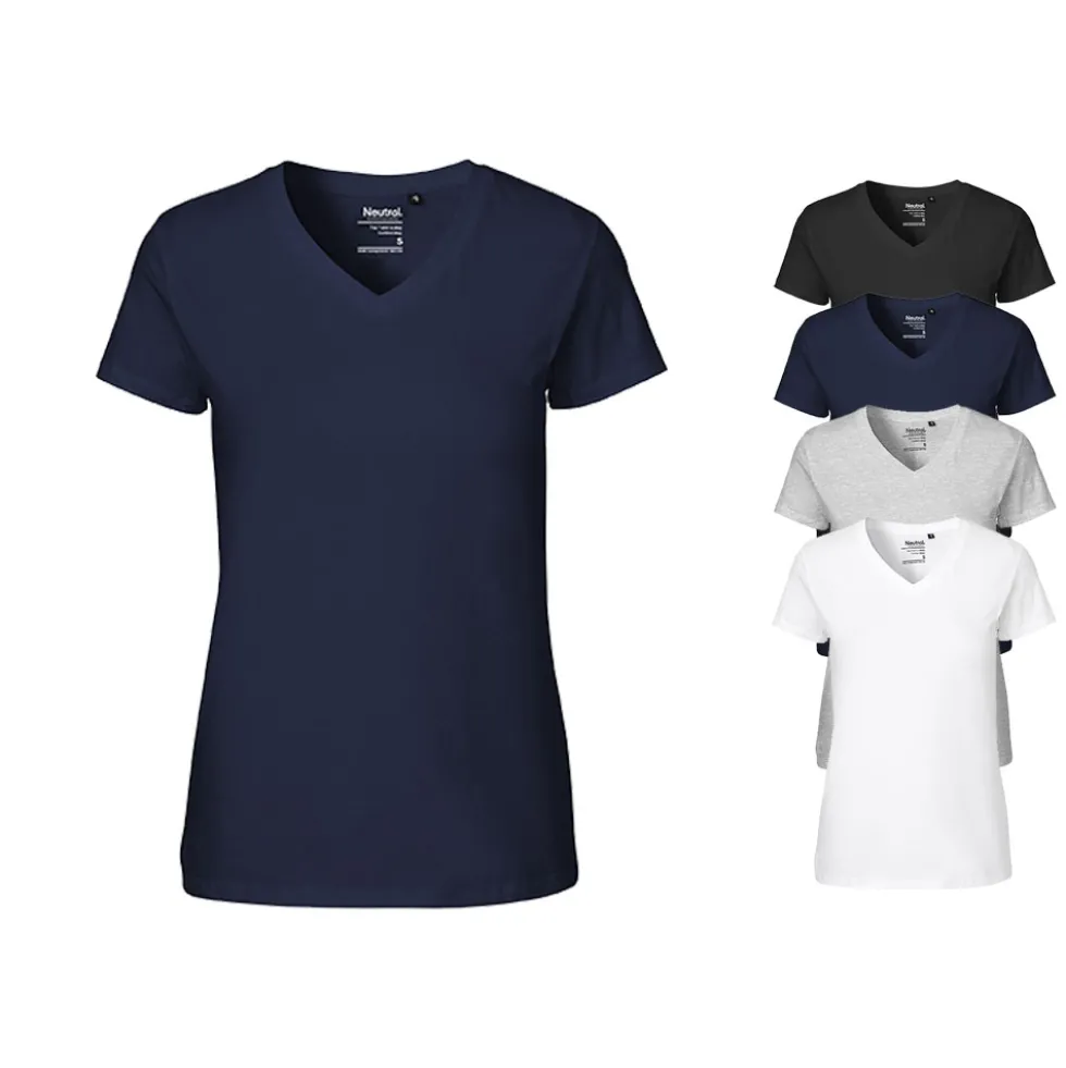 NE81005 Neutral Damen V-Ausschnitt T-Shirt