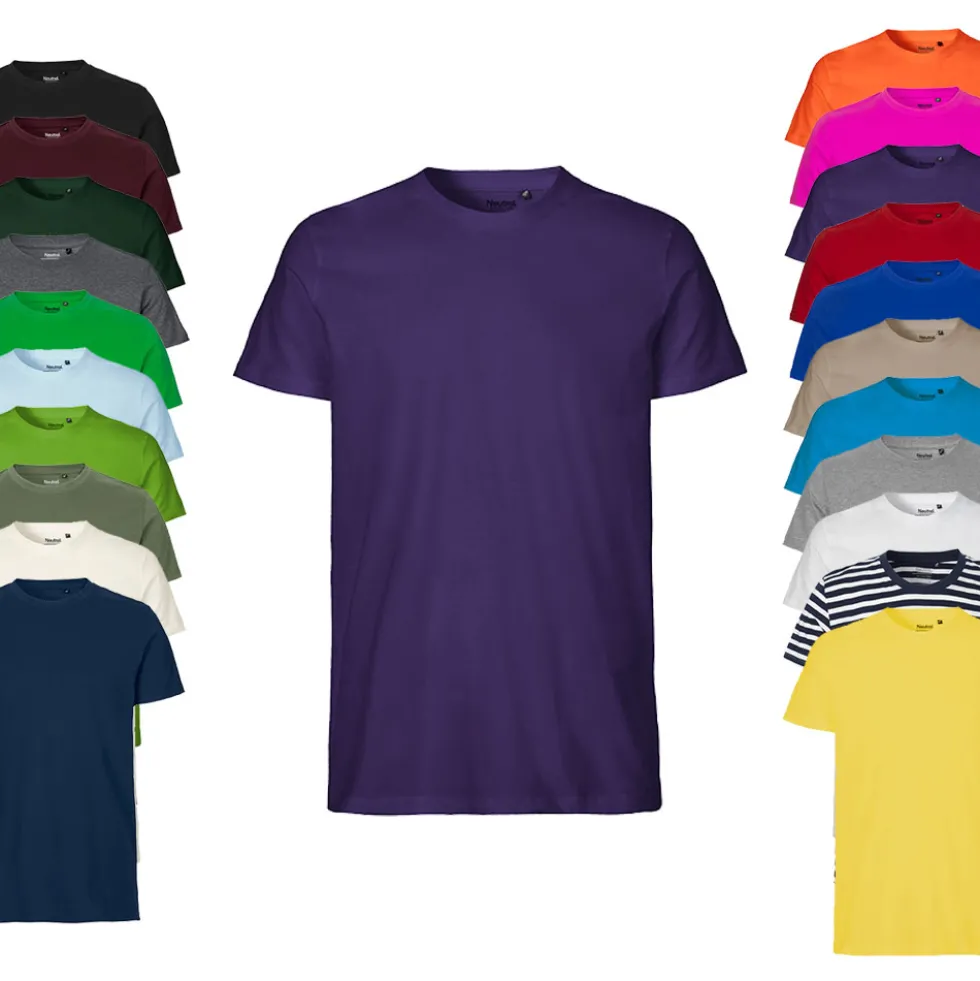 NE61001 Neutral Herren enganliegendes T-Shirt