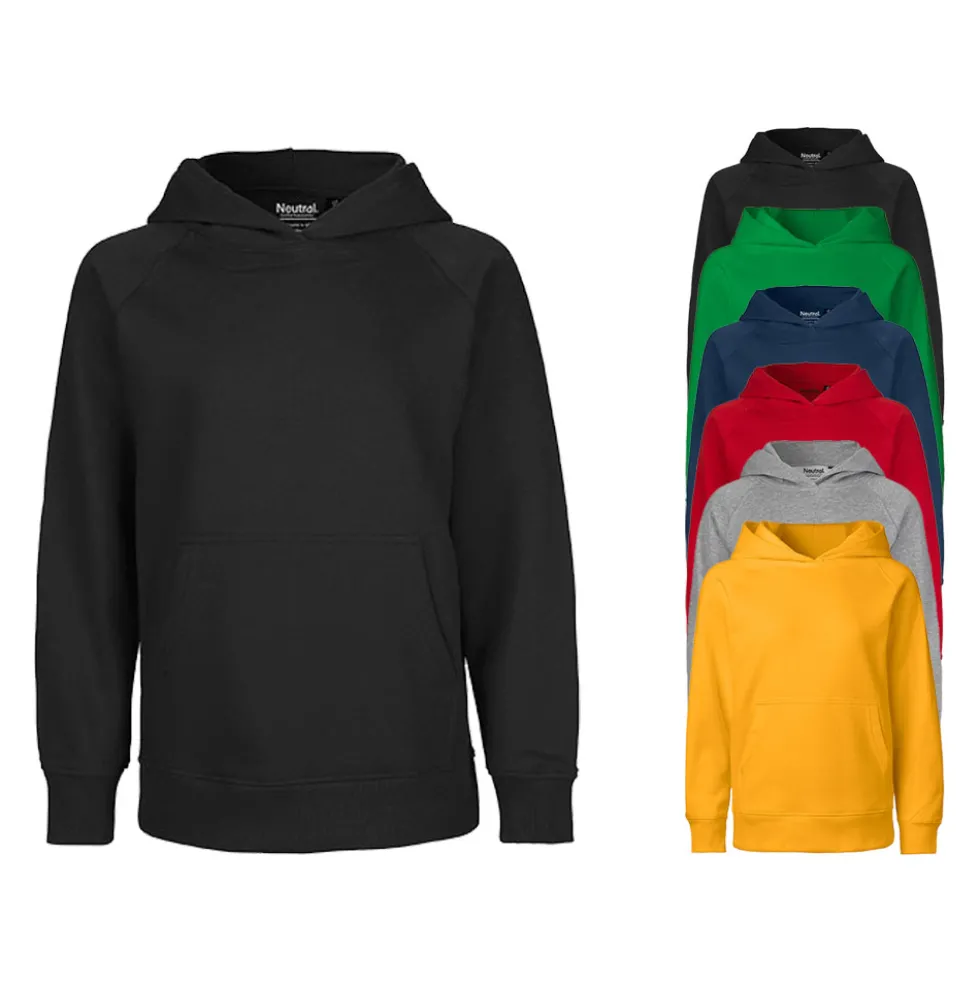 NE13101 Neutral Kinder Kapuzen Sweatshirt