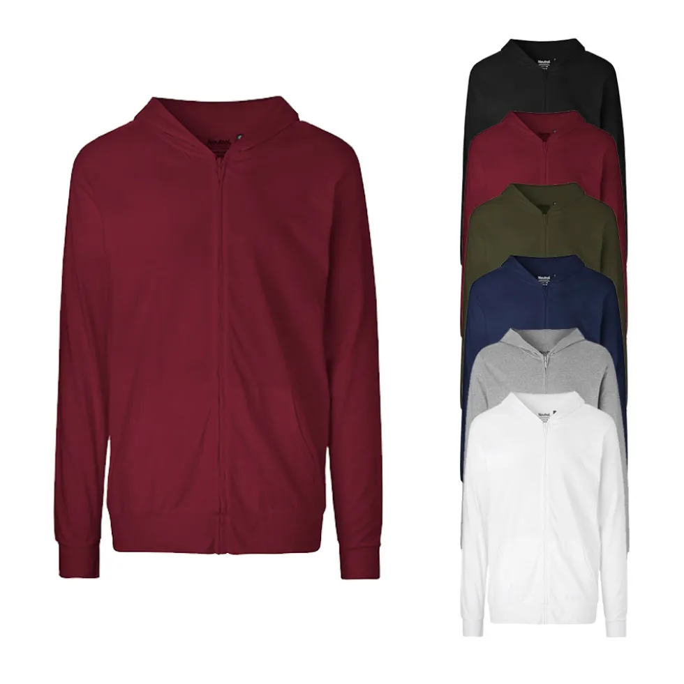 NE62301 Neutral Unisex Jersey Kapuzen Sweatshirt Jacke