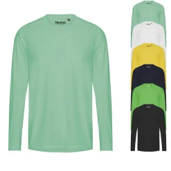 NER61050 Neutral Sportshirt langarm T-Shirt