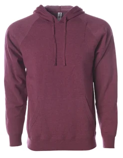NP305 Independent Unisex Mittelgewicht Raglan Kapuzenpullover Hoodie