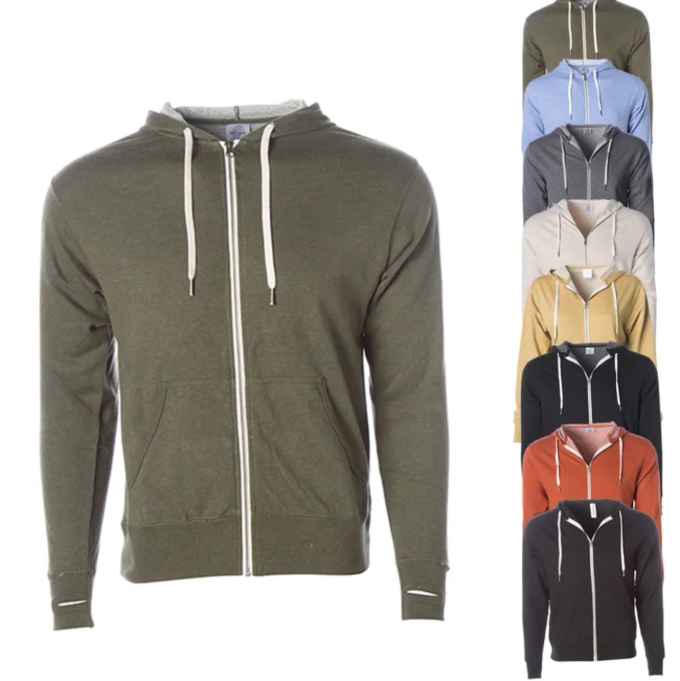 NP354 Independent Unisex Mittelgewicht French-Terry-Kapuze mit Reißverschluss