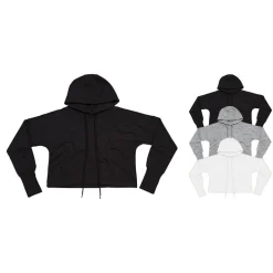 P140 Mantis Damen Kapuzenpullover kurz geschnitten Hoodie