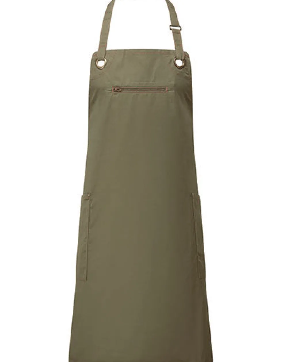 PW121 Premier Workwear 'Barley' Latzschürze mit Kontrastnähten