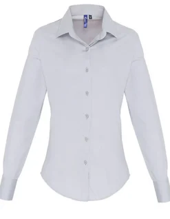 PW344 Premier Workwear Damen Bluse Langarm