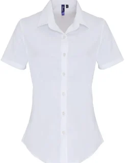 PW346 Premier Workwear Damen Bluse aus weichem dehnbarem Gewebe