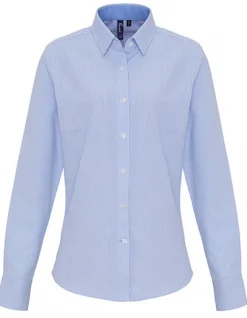 PW338 Premier Workwear Damen Bluse Langarm