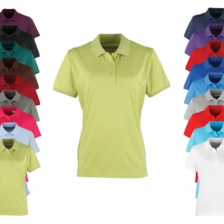 PW616 Premier Workwear Damen Coolchecker® Piqué Polo