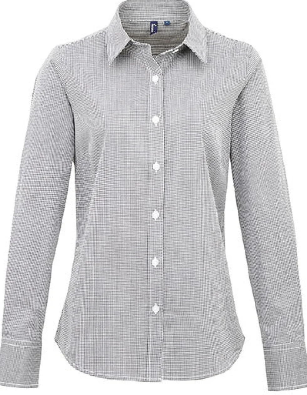 PW320 Premier Workwear Damen Hemd Langarm im beliebten Vichy-Muster