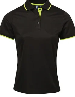 PW619 Premier Workwear Damen Kontrast Coolchecker® Polo