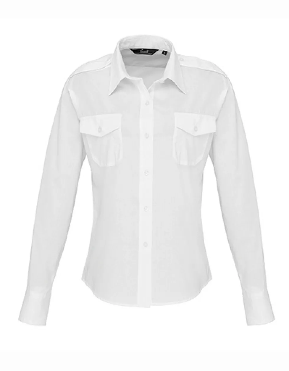 PW310 Premier Workwear Damen Piloten Bluse langarm