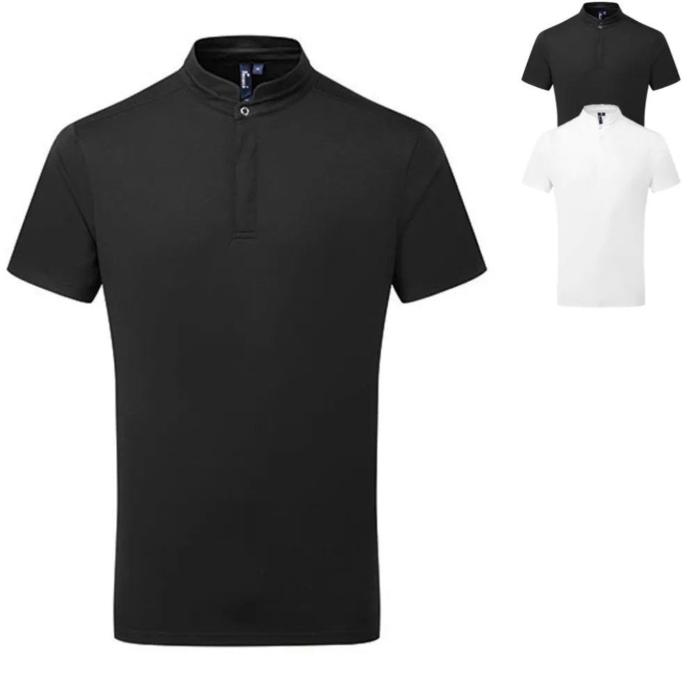 PW646 Premier Workwear Essential ´Coolchecker®´ Chefs Shirt Polo kurzarm