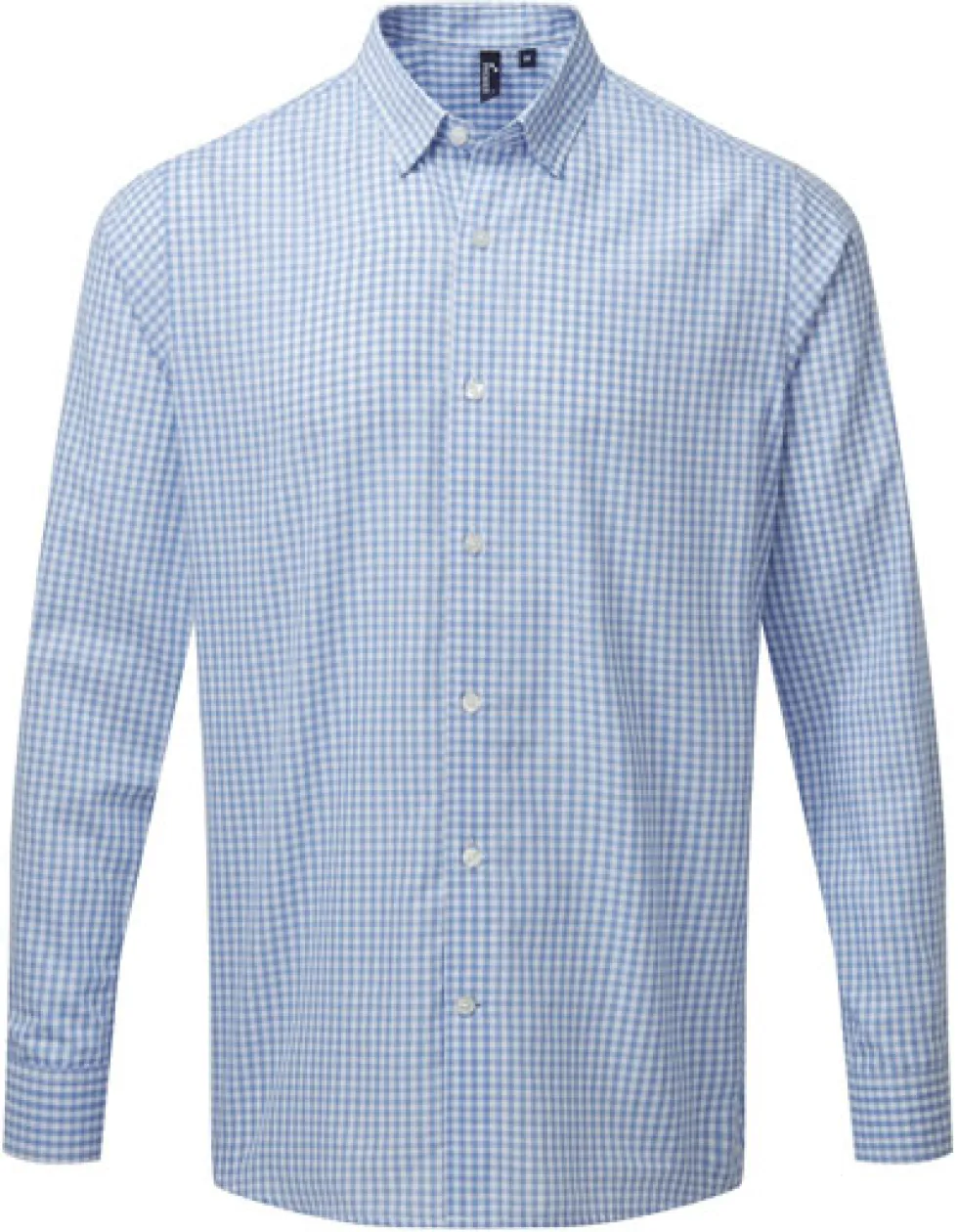 PW252 Premier Workwear Herren Hemd Langarm mit Ein-Knopf-Manschette und Ärmelschutz