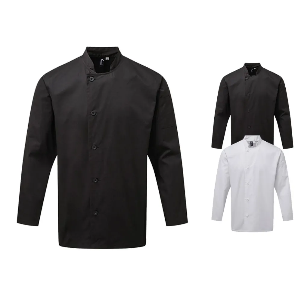 PW901 Premier Workwear Kochjacke Langarm