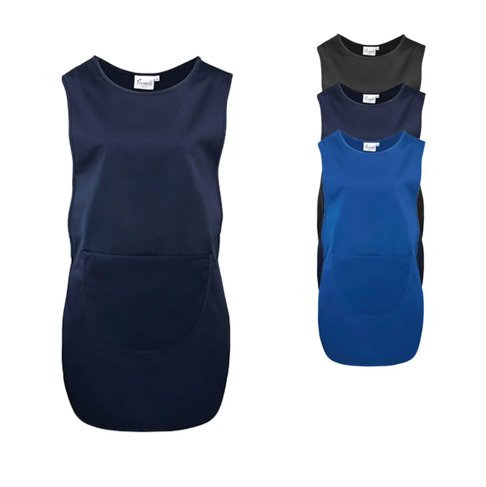 PW172 Premier Workwear Lange Damen-Tabardschürze mit Fronttasche