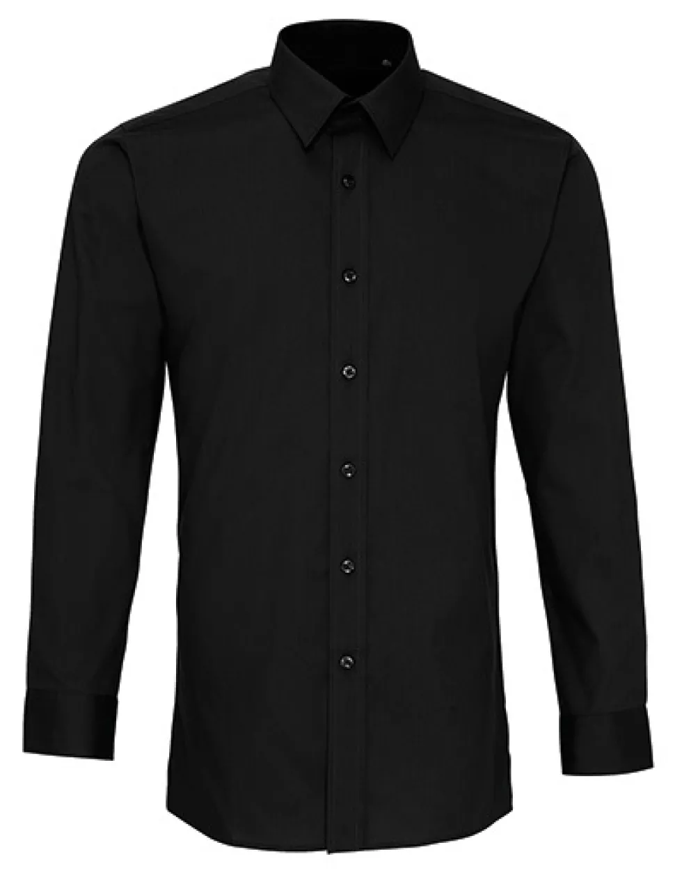 PW204 Premier Workwear Poplin Herren langarm Hemd körpernah