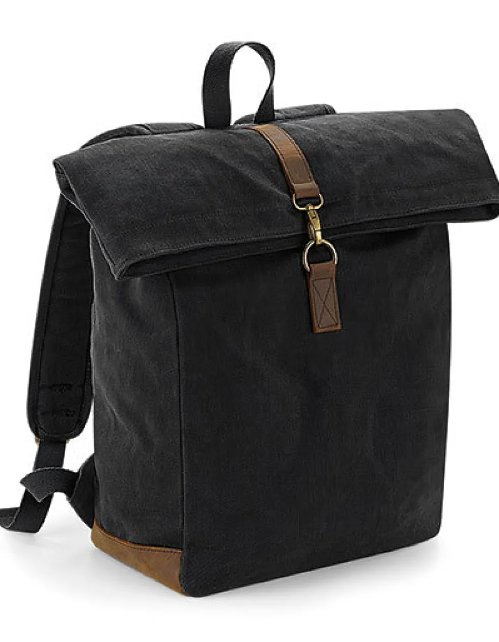 QD655 Quadra HERITAGE gewachster Baumwoll-Canvas Rucksack
