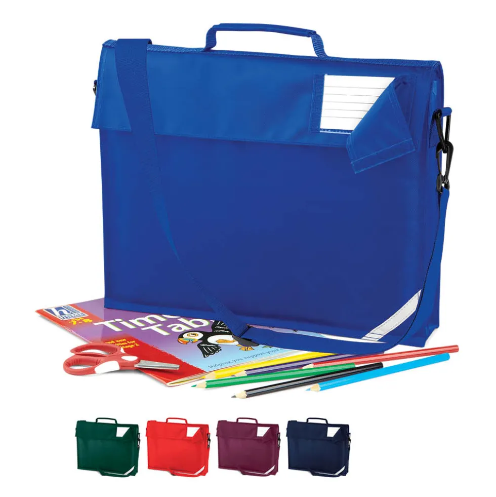 QD457 Quadra Junior Büchertasche mit Schultergurt