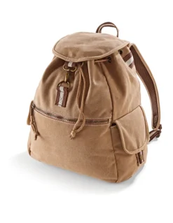 QD612 Quadra VINTAGE Canvas Rucksack