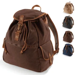 QD612 Quadra VINTAGE Canvas Rucksack