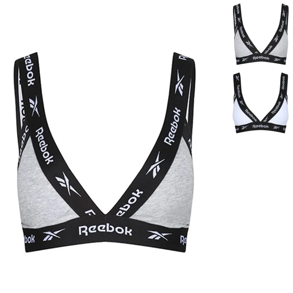 RBK9625 Reebok Damen Triangel-BH - Dotty