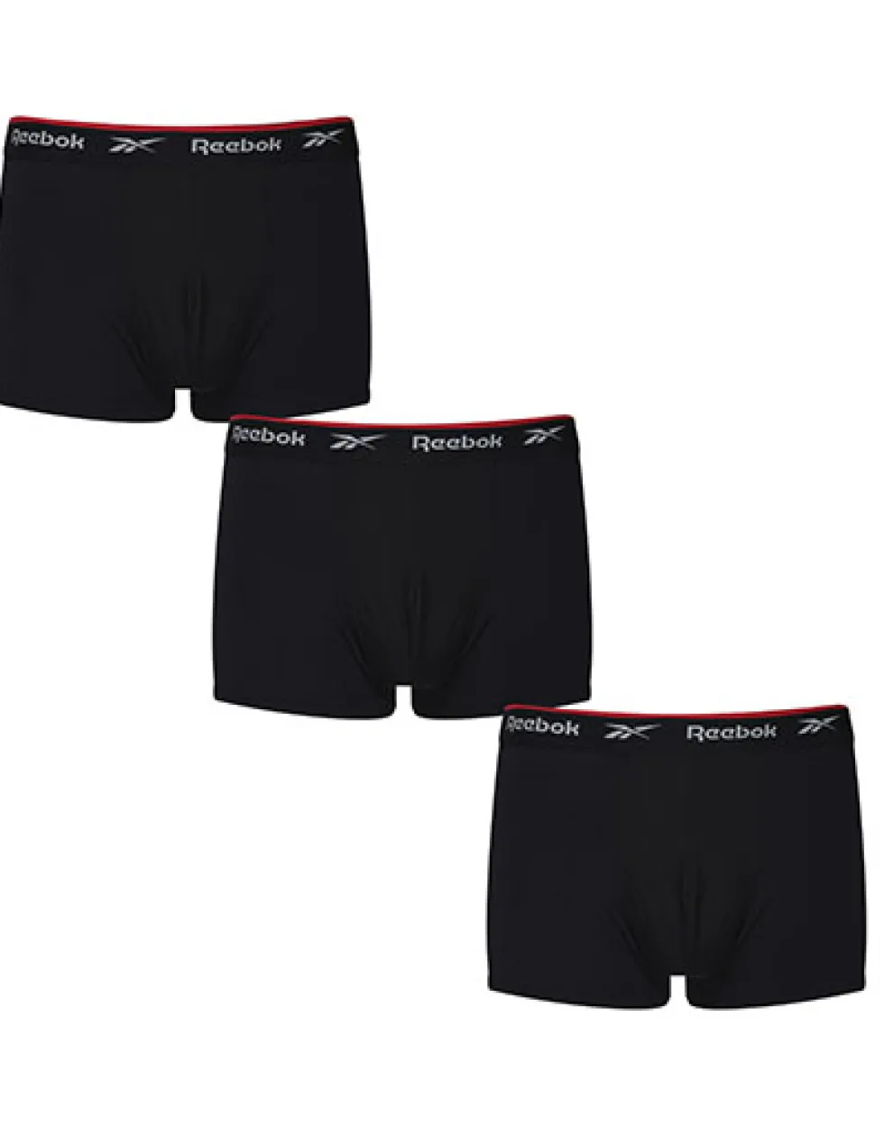 RBK8260 Reebok Herren kurze Sport Unterhose Boxer - Redgrave (3er Pack)