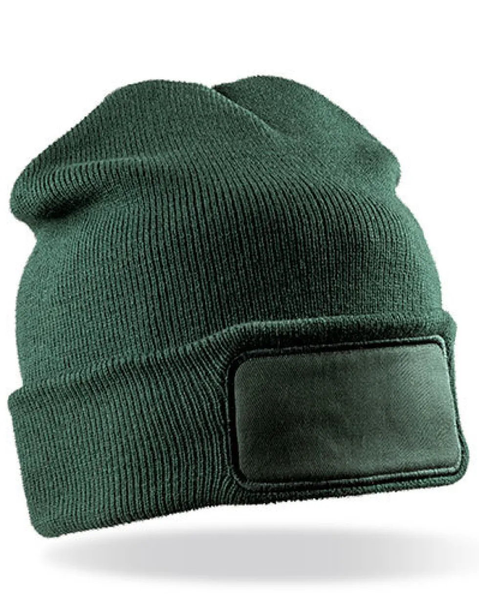 RC027 Result Winter Essentials Strickmütze mit Baumwoll-Twill-Patch für Drucker