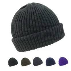 RC159 Result Winter Essentials Wintermütze aus superwarmen Doppelstrick