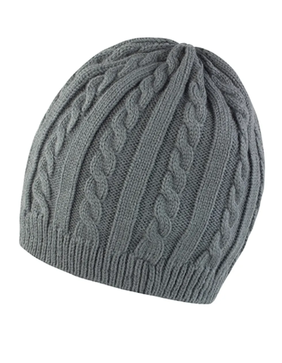 RC370 Result Winter Essentials Wintermütze mit Grobstrick-Zopfmuster